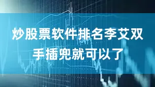 炒股票软件排名李艾双手插兜就可以了